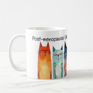 Taza De Café Dama de gato sin niños posmenopáusica para Kamala 