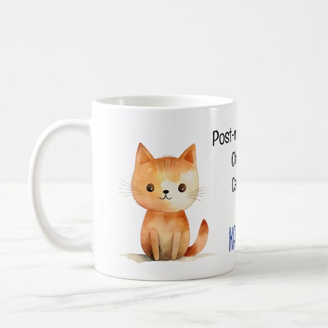 Taza De Café Dama de gato sin niños posmenopáusica para Kamala  (Izquierda)