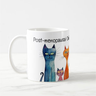 Taza De Café Dama de gato sin niños posmenopáusica para Kamala 
