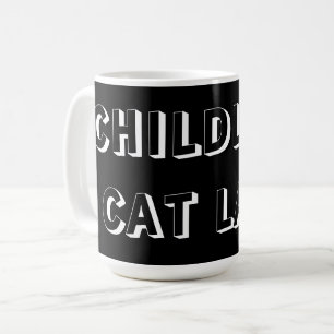 Taza De Café Dama de gatos sin hijos