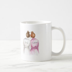 Taza De Café ¿Dama de honor? Criada roja del bollo de la novia