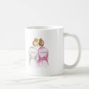 Taza De Café ¿Dama de honor? Criada rubia del Blonde de la