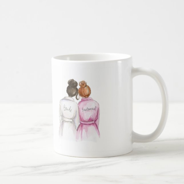 Taza De Café ¿Dama de honor? Criada triguena del bollo del (Derecha)
