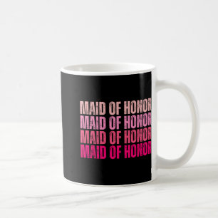 Taza De Café Dama De Honor Cuadrilla De Novia I Do Crew Rosa De