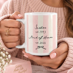 Taza De Café Dama de Honor Hermana Regalo de Fiesta de Boda Bod