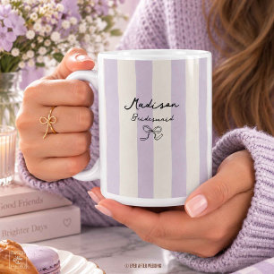 Taza De Café Dama de Honor Regalo para la Fiesta Bridal Boda