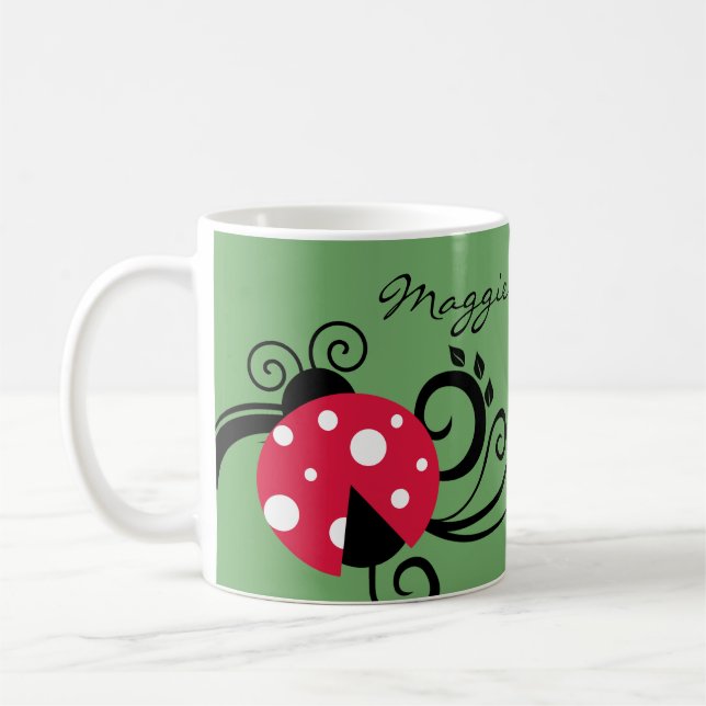 Taza De Café Dama de Jardín Botánica   (Izquierda)