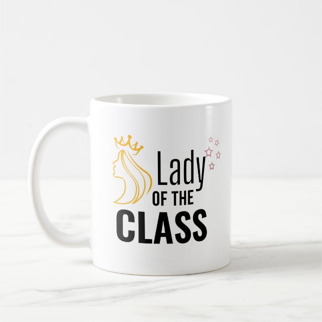 Taza De Café Dama de la clase (Izquierda)