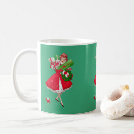 Taza De Café Dama de la Vintage de 1950