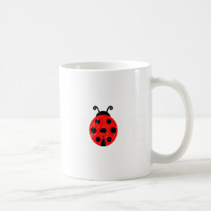 Taza De Café Dama de las mariquitas Insecto lindo Novia Regalo