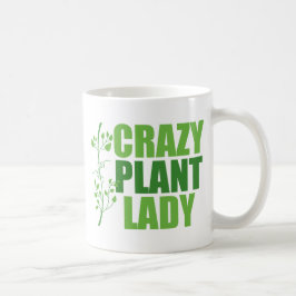Taza De Café Dama de planta loca