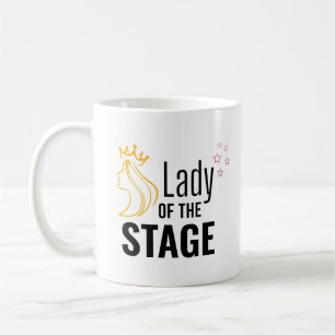 Taza De Café Dama del escenario
