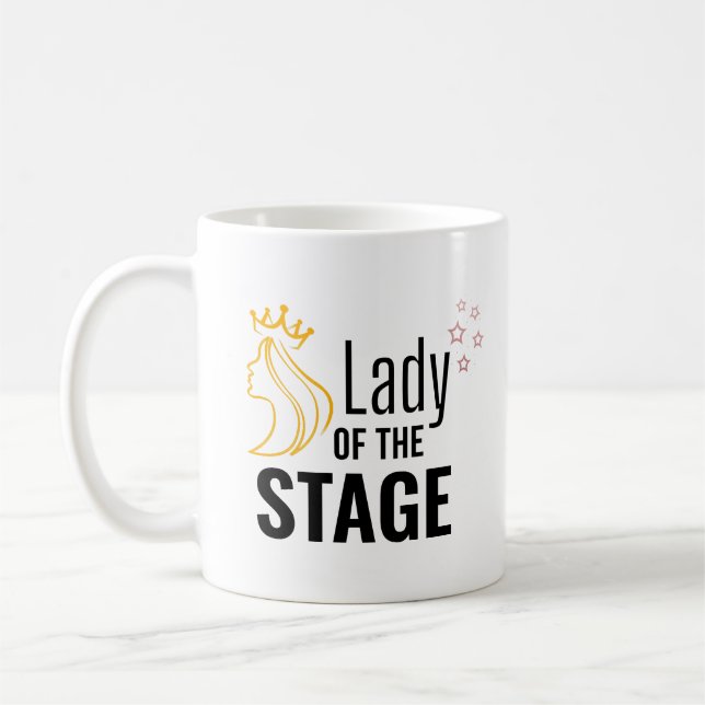 Taza De Café Dama del escenario (Izquierda)