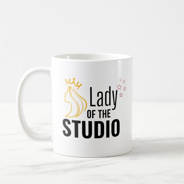 Taza De Café Dama del estudio (Izquierda)