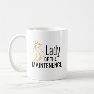 Taza De Café Dama del mantenimiento