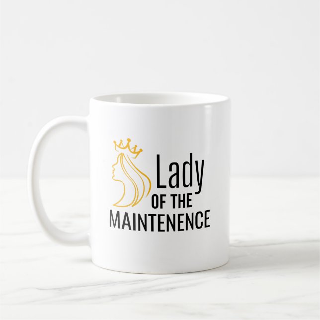 Taza De Café Dama del mantenimiento (Izquierda)