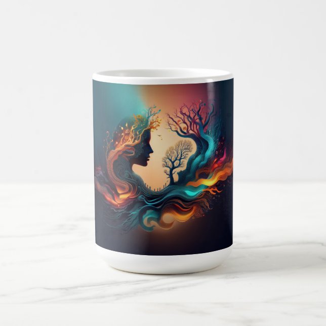 Taza De Café Dama en el Árbol  (Centro)