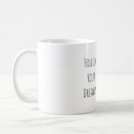 Taza De Café Dama Negra Sueños Florales de Melocotón Bonito