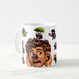 Taza De Café Dama Rubor y los Bichos