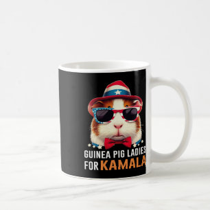 Taza De Café Damas Cerdo Para Kamala Gato Divertido 2024 Presid