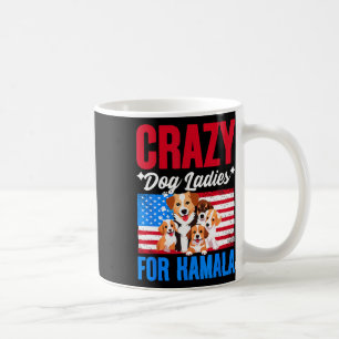 Taza De Café Damas De Perro De Kamala Harris Presidente De Eeuu