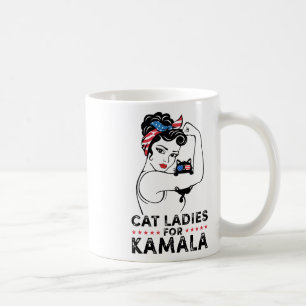Taza De Café Damas para Kamala Harris Presidente 2024 Elección