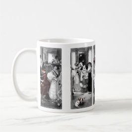 Taza De Café damas victorianas de época