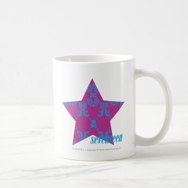Taza De Café Damasco Aqua-Purple 3 (Derecha)