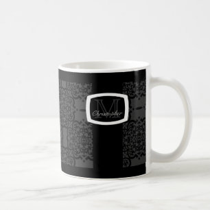 Taza De Café Damasco de hoja de cuatros