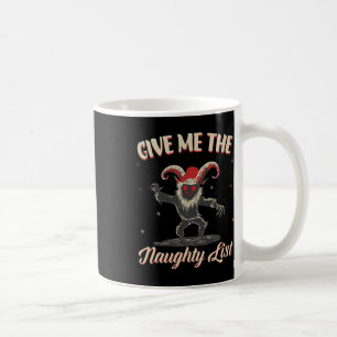 Taza De Café Dame La Lista Triste Krampus Dark Christm