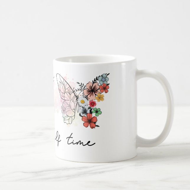 Taza De Café Dame tu tiempo propio 11oz Mug (Derecha)