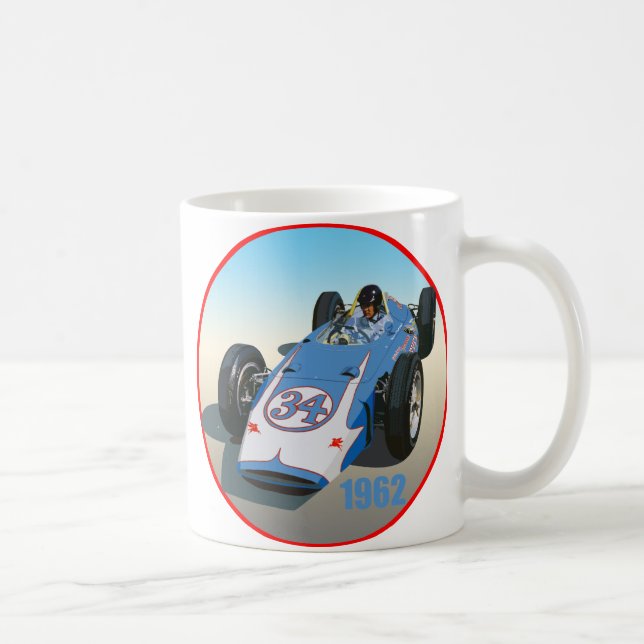 Taza De Café Dan Gurney 1962 Indy (Derecha)