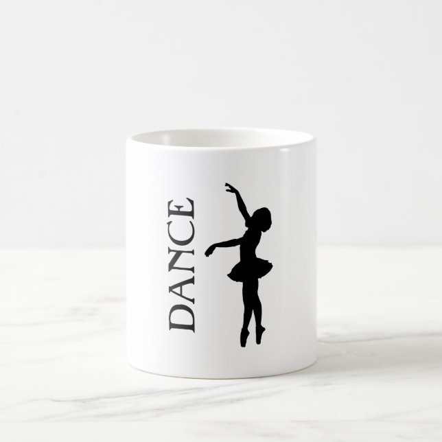 Taza De Café Dance - Ballerina Silhouette (Centro)