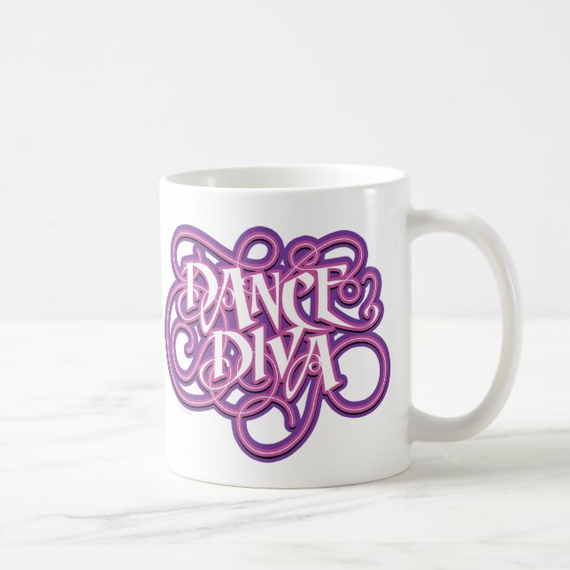 Taza De Café Dance Diva Coffee Mug (Derecha)