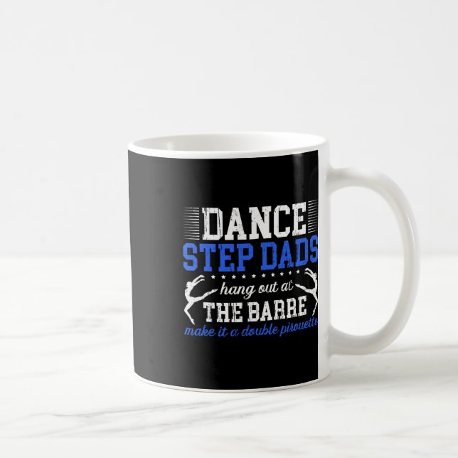 Taza De Café Dance Step-dad Funny Bailando Stepdad De Una Baila (Derecha)