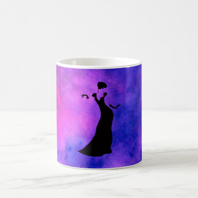Taza De Café Dancer Silhouette (Centro)