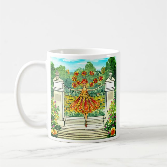 Taza De Café Dancing Daisy Mug (Izquierda)