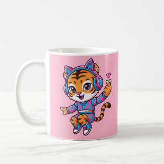 Taza De Café Dancing K-pop Tiger