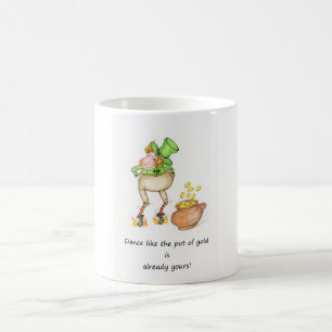 Taza De Café Dancing Leprechaun