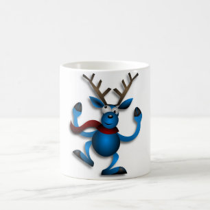 TAZA DE CAFÉ DANCING REINDEER
