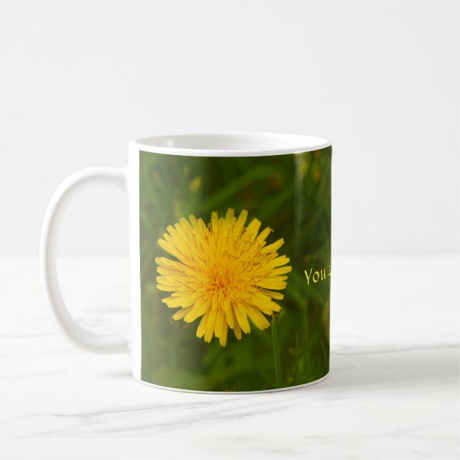 Taza De Café Dandelion Postcard (Izquierda)