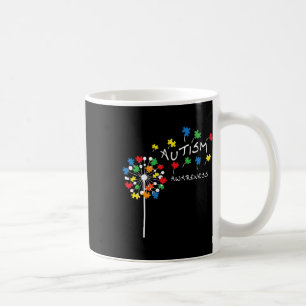 Taza De Café Dandelion Puzzle Piece Guay Autism Awareness Gift