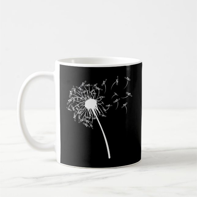 Taza De Café Dandelion Trumpe Para Trumpeter Trumpet (Izquierda)