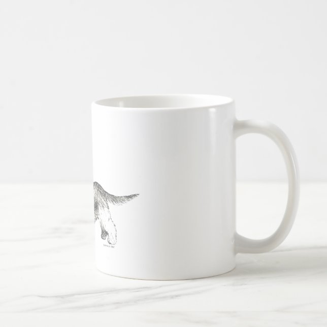 Taza De Café Dandie Dinmont Terrier (Derecha)
