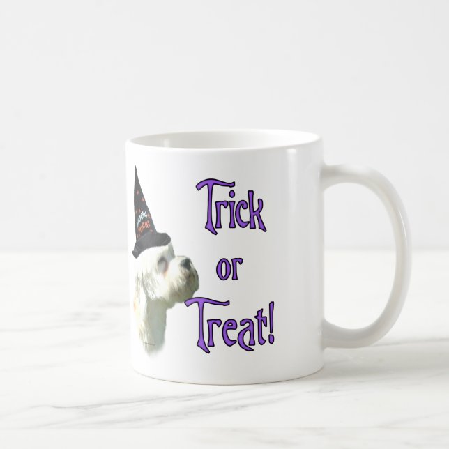 Taza De Café Dandie Dinmont Terrier Trick (Derecha)