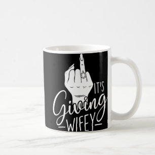 Taza De Café Dando a la mujer - Boda Bride Bachelorette Bri