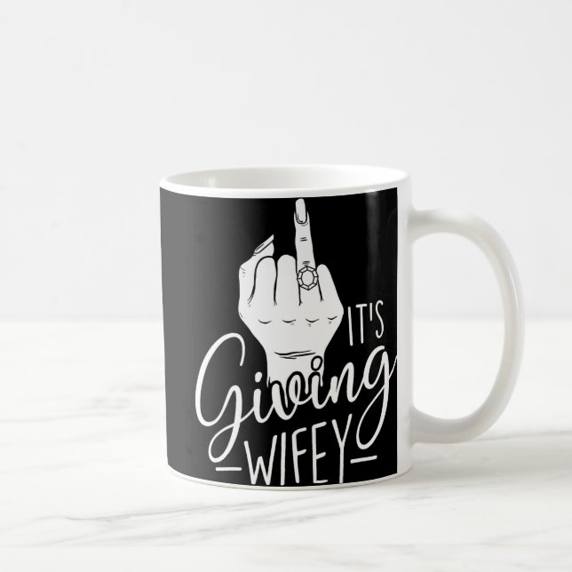 Taza De Café Dando a la mujer - Boda Bride Bachelorette Bri (Derecha)
