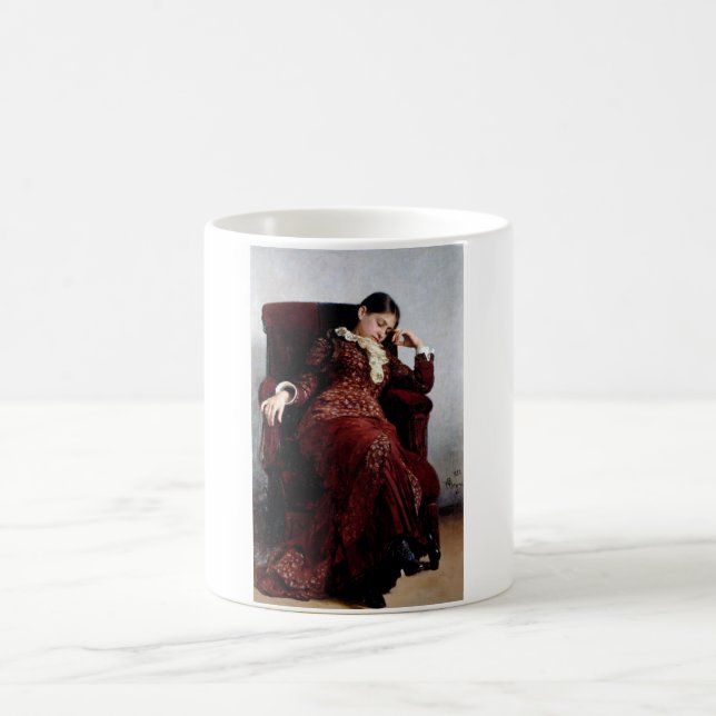 Taza De Café Dando un descanso, Ilya Repin (Centro)