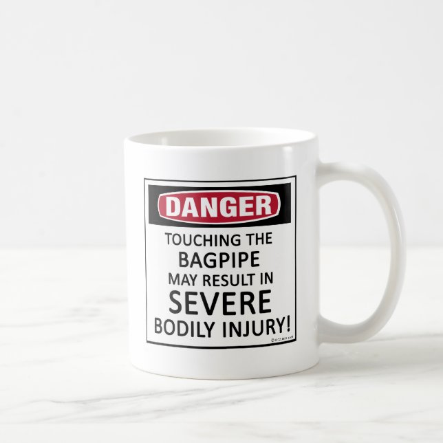 Taza De Café Danger Bagpipe (Derecha)