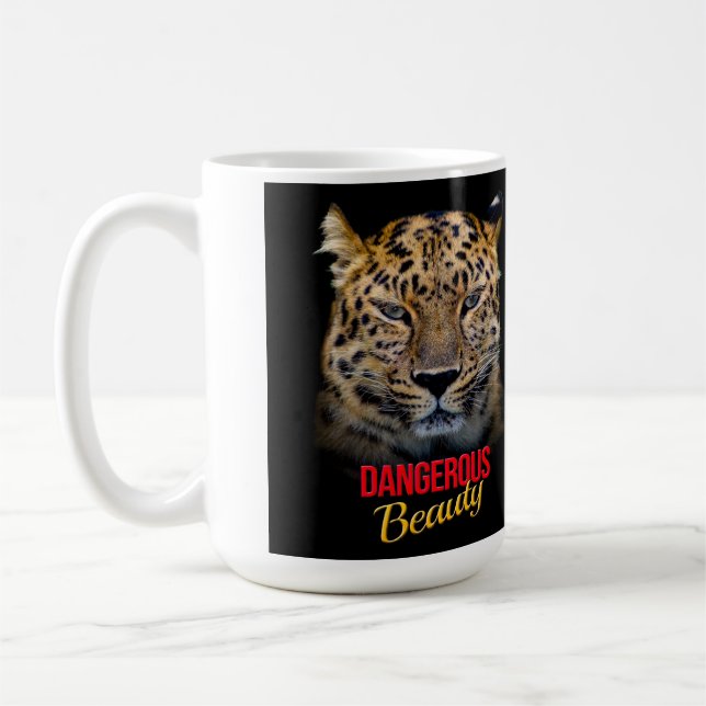 Taza De Café Dangerous Beauty - Leopard Mug (Izquierda)